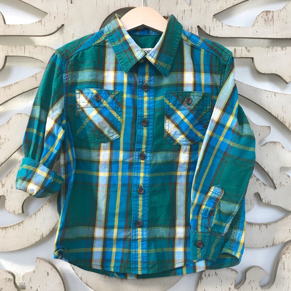 Cherokee Button Up Flannel Shirt